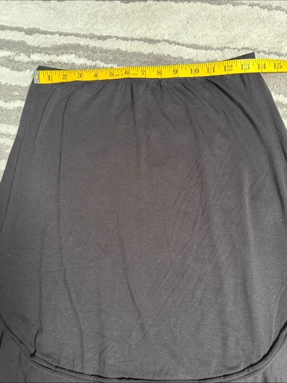 Max Studio Black High-Low Ruffle Skirt - Picture 5 of 7